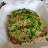 avo toast... have to ask they make it vegan! at Juicy Ladies in Woodland Hills