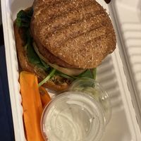 Impossible burger minus the cheese at NRG  in Nassau