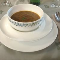 Aveluk soup (half a portion, as they kindly split the portion in two) at Dolmama in Yerevan