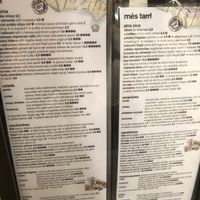 Menu - check allergens for vegan dishes   at Federal Cafe in Girona