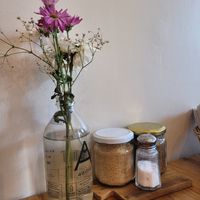 pretty decor at La Panetteria in Lima