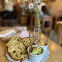 This was a big plate!!!   at La Panetteria in Lima