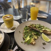 Avocado bread   at Federal Cafe in Valencia