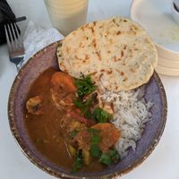 Mushroom curry at Naan in Mexico City