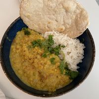Dhal at Naan in Mexico City