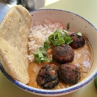 Mutter curri  at Naan in Mexico City