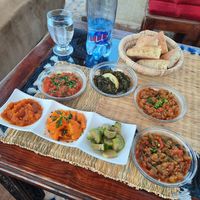 Dips   at Le Peroke Cafe in Fes