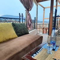 Roof terrace at Le Peroke Cafe in Fes