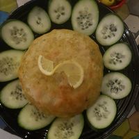 Pastilla veg at Le Peroke Cafe in Fes