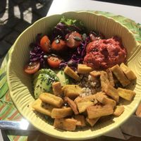 Buddha bowl   at Figo de Pita in Olhao