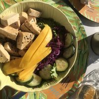 Poke bowl with tofu   at Figo de Pita in Olhao