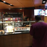 Salad stations at Lakeside Cafe in Orlando