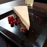 raw lemon cake  at Green House  in Brussels