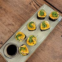 Ces makis étaient vraiment merveilleux! Quelle recherche dans le goût! at Green House  in Brussels