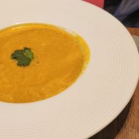 Indian lentil soup at Green House  in Brussels