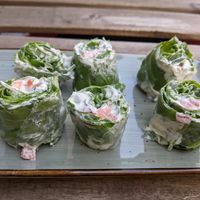 Spring rolls at Green House  in Brussels