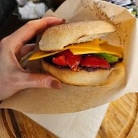 Vegan sandwich at A'Marenna in Sorrento