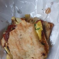 Lucia ( sadly without vegan ham) at A'Marenna in Sorrento