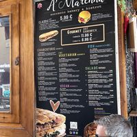 Didn’t eat here, just sharing the menu  at A'Marenna in Sorrento