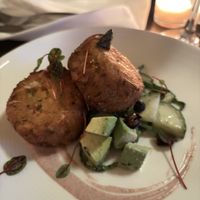 Heart of palm cakes   at Plonk in Bozeman