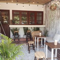Outside at Cafe Coco Hut in Chiang Mai