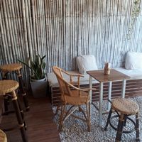 Outdoor seatinf at Cafe Coco Hut in Chiang Mai