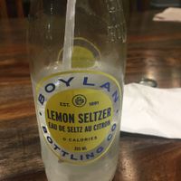 Lemon soda at One Love Vegetarian in Toronto