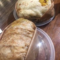 Roti at One Love Vegetarian in Toronto