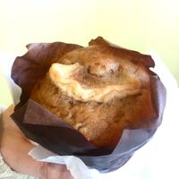 Apple cinnamon muffin  at One Love Vegetarian in Toronto