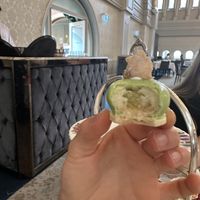 Inside of the little apple bite…so delicious!  at The Tea Room in Sydney