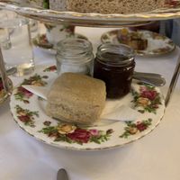 The gluten free vegan scone  at The Tea Room in Sydney
