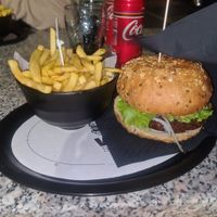 Vegan burger at VIKI BURGER in Koper