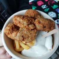 Chickn bowl at The Vegan Butcher's Choice in Brussels
