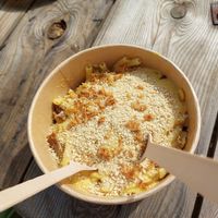 Mac'n'cheese ❤️ at The Vegan Butcher's Choice in Brussels