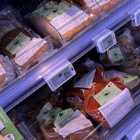 Disponible à l’Intermarché de Saint-Gilles  at The Vegan Butcher's Choice in Brussels