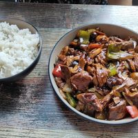 “Poulet" aux champignons   at Guang Dong in Brussels