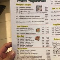 Menu végétarien 😁 at Guang Dong in Brussels