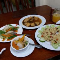 These are some typical dishes available. Try this place, support 100% vegan eateries  . at Hà Thành in Hanoi