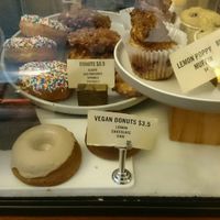 Cake and Pastry Display feat. several vegan options at Café Integral in Chicago