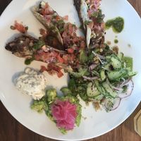 Vegan quesadillas. at F.east in Ilminster