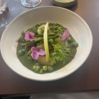 Second coursee  at The Pescatarian in Copenhagen