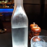 Beautiful water glasses at Froggy's Café in Odense
