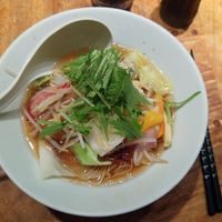 Vegan ramen bowl at Ippudo 一風堂 - Nishiki in Kyoto