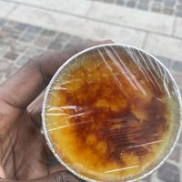 Vegan crème brûlée , so delightful😉 at Cinq Concept Store in Cannes