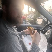 Hubs got the vegan Italian too  at Monte's Fine Foods in Portland