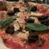 VG mince   at Franco Manca in Edinburgh