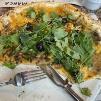 Vegan special at Franco Manca in Edinburgh