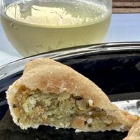 Samosa from the inside out  at Utara Brewing Co in Sandpoint