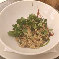 Baby Spinach & Mushroom Risotto at The Sail Inn in Lymington
