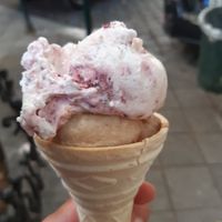 Yummy ice cream at Napfényes Restaurant & Confectionery in Budapest
